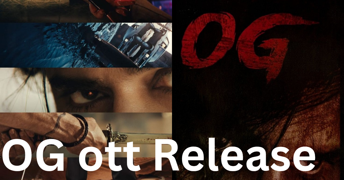 OG OTT Release Poster with Pawan Kalyan Action Scenes