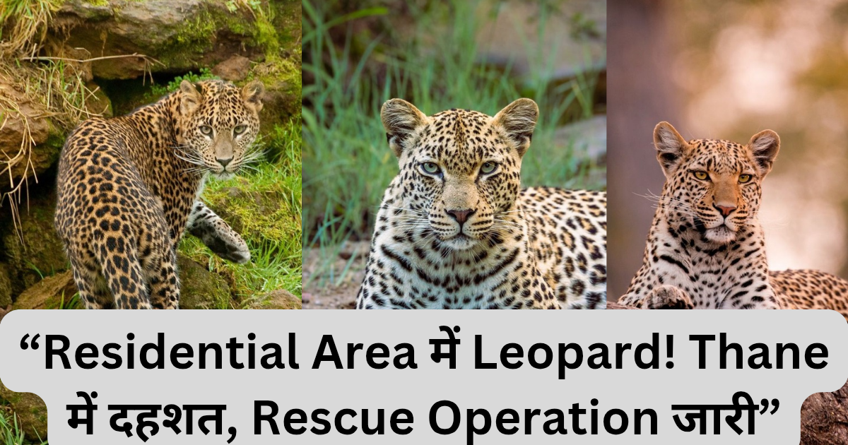 Thane में Residential Area में Leopard की एंट्री, कम से कम 3 घायल; Rescue Operation जारी